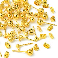 30Pcs 3 Size Iron Stud Earring Findings&nbsp;FIND-YW0003-94G