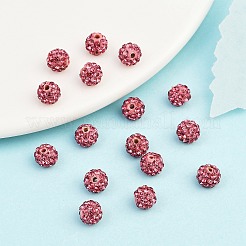 Polymer Clay Rhinestone Beads&nbsp;RB-H284-6MM-209