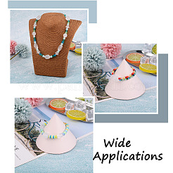 100Pcs 5 Style Transparent Frosted Acrylic Beads&nbsp;FACR-PJ0001-02