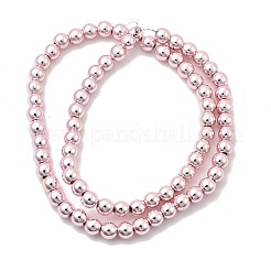 Electroplated Synthetic Non-magnetic Hematite Beads Strands&nbsp;G-H327-D01-01