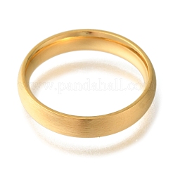 Ion Plating(IP) 304 Stainless Steel Finger Rings for Women&nbsp;RJEW-B066-13G-03