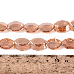 Electroplate Glass Beads Strands&nbsp;EGLA-Q134-02A-B02