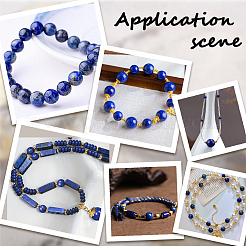 1 Strand Dyed Grade A Natural Lapis Lazuli Beads Strands&nbsp;G-PA0002-65A