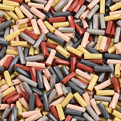 Baking Paint Glass Twist Bugle Beads&nbsp;SEED-N007-24B
