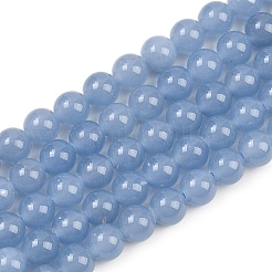 Natural Angelite Beads Strands&nbsp;G-G286-A01-6mm