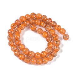 Handmade Gold Sand Lampwork Beads&nbsp;LAMP-Z009-01F