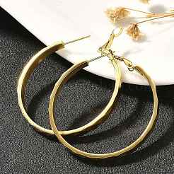 304 Stainless Steel Hoop Earrings for Women&nbsp;EJEW-C096-43G-01