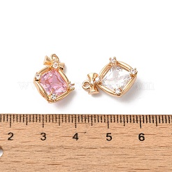Brass Connector Charms&nbsp;KK-C062-003G