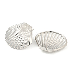 Rack Plating Brass Stud Earrings&nbsp;KK-N255-05P-RS