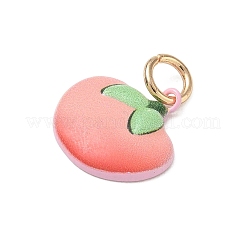 Spray Painted Brass Charms&nbsp;KK-CBAEB58-11
