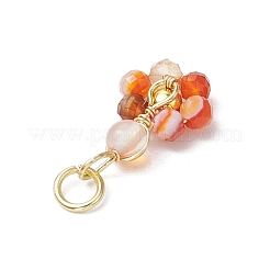 10Pcs 10 Styles Copper Wired Gemstone Pendants&nbsp;PALLOY-JF02922