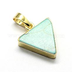 Synthetic Turquoise Pendants&nbsp;G-P201-11
