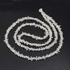 Chips Natural Quartz Crystal Beads Strands&nbsp;X-G-N0164-30
