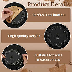 1Pc Acrylic Measuring Tools&nbsp;DIY-BC0014-13