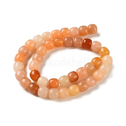 Natural Golden Silk Jade Beads Strands&nbsp;G-C284-A01-01