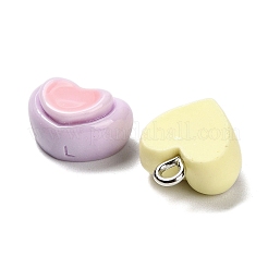 Opaque Resin Charms&nbsp;RESI-F057-02