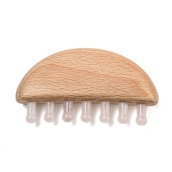 Natural Mixed Stone Scalp Massager&nbsp;AJEW-G058-01