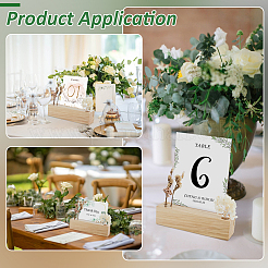 1Pc Wood Dried Flower Holder&nbsp;ODIS-BC0001-30