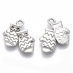 Tibetan Style Alloy Pendants&nbsp;TIBE-N010-24AS-RS