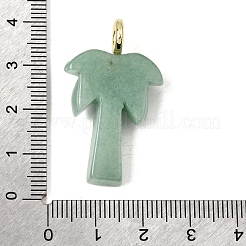 Natural Green Aventurine Carved Pendants&nbsp;G-C282-04E
