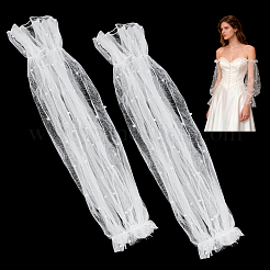 Polyester Detachable Mesh Puff Sleeves&nbsp;AJEW-WH0485-43B
