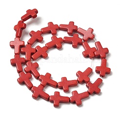 Synthetic Turquoise Dyed Beads Strands&nbsp;G-P507-06B