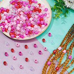 360Pcs 6 Colors Plastic European Beads&nbsp;KY-NB0001-65