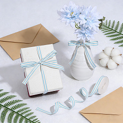 Cotton Stripe Pattern Ribbon&nbsp;OCOR-WH0078-550C