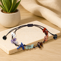 1Pc Natural & Synthetic Mixed Gemstone Braided Bead Bracelets&nbsp;BJEW-LP0002-30