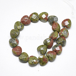 Natural Unakite Beads Strands&nbsp;LS-G-S357-E01-04