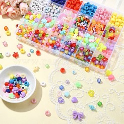 DIY Mixed Shapes Acrylic Beads Bracelets Making Kits&nbsp;DIY-YW0010-97