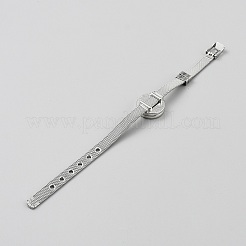 Adjustable 316L Surgical Stainless Steel Watch Band Bracelets&nbsp;BJEW-WH0040-04P-02