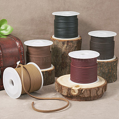 25M 5 Colors Flat Imitation Leather Cord&nbsp;OCOR-TA0001-46