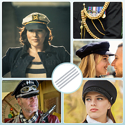Polyester Hat Band&nbsp;DIY-WH0723-027F
