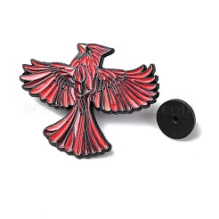 Cardinal Bird Enamel Pins&nbsp;JEWB-A038-04EB