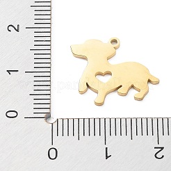 304 Stainless Steel Pendants&nbsp;STAS-Z054-03G