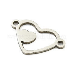 Non-Tarnish 201 Stainless Steel Connector Charms&nbsp;STAS-M015-20P