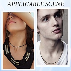 10Pcs Round Leather Cord Necklaces Making&nbsp;MAK-CL0001-01B