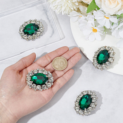 2Pairs Detachable Rhinestone Shoe Decorations&nbsp;DIY-AR0004-51B