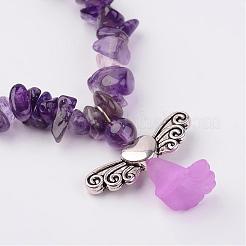 Natural Mixed Stone Stretch Bracelets&nbsp;BJEW-JB02527