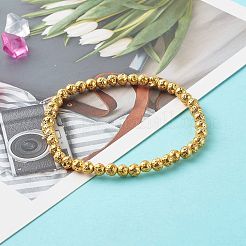 Shell Shape Cubic Zirconia Charm Stretch Bracelets Set for Teen Girl Women&nbsp;BJEW-JB06850-04
