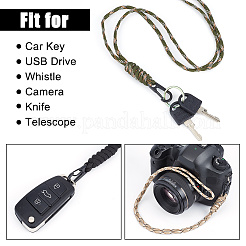 6Pcs 3 Colors Polyester Card Holder Lanyard&nbsp;AJEW-HY0001-42