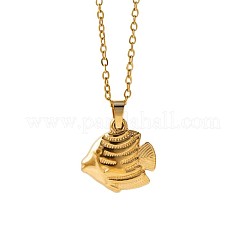 Ocean 304 Stainless Steel Pendant Necklaces for Women&nbsp;WG9297D-03