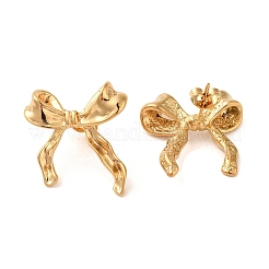 Bowknot 304 Stainless Steel Stud Earrings for Women&nbsp;EJEW-U003-14G