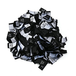 Polyester Clothing Size Labels(2XL)&nbsp;LS-FIND-WH0003-76A