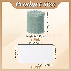 5M Polyester Frayed Fringe Ribbon&nbsp;AJEW-PH0006-41