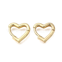 Brass Huggie Hoop Earrings&nbsp;EJEW-G473-04G