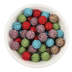 Pave Disco Ball Beads&nbsp;RB-Q195-14mm-M