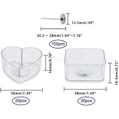Plastic Candle Cups&nbsp;AJEW-PH0016-58