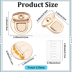 12 Bags Iron Purse Locks&nbsp;IFIN-CL0001-08